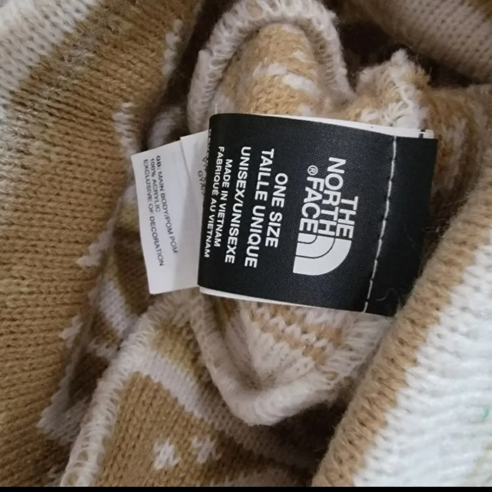 🆕️ The North Face Fair Isle pom pom unisex beanie winter hat